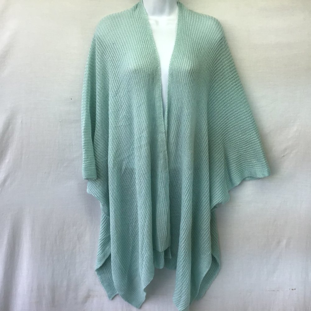Lane Bryant Teal Lightweight Open Front Cardigan Wrap Shawl NWT 1 Size Fits All